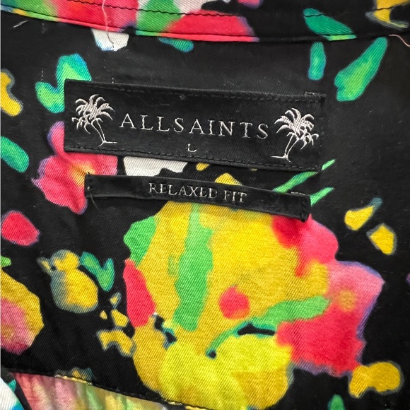 All Saints relaxed fit single picker shirt - Picture 3 of 5
